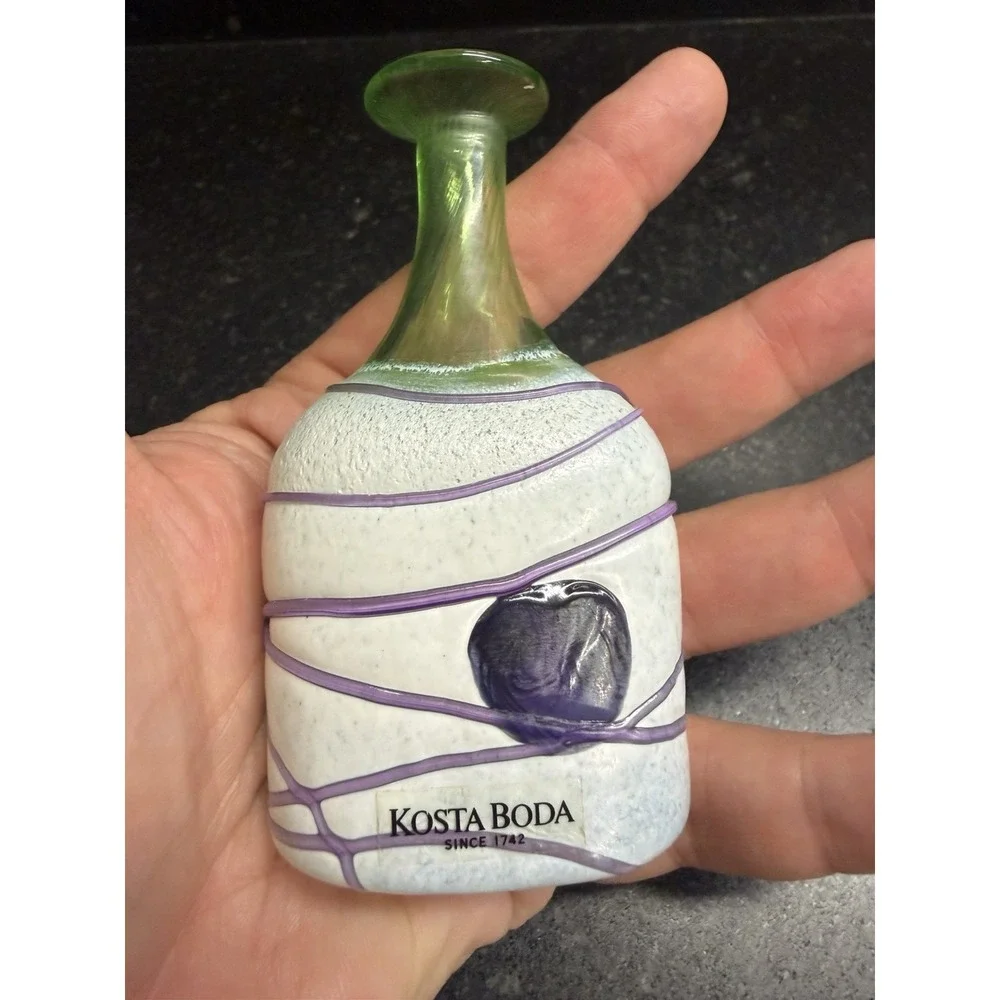 Kosta Boda Bertil Vallien Galaxy Mini Vase 3.5
